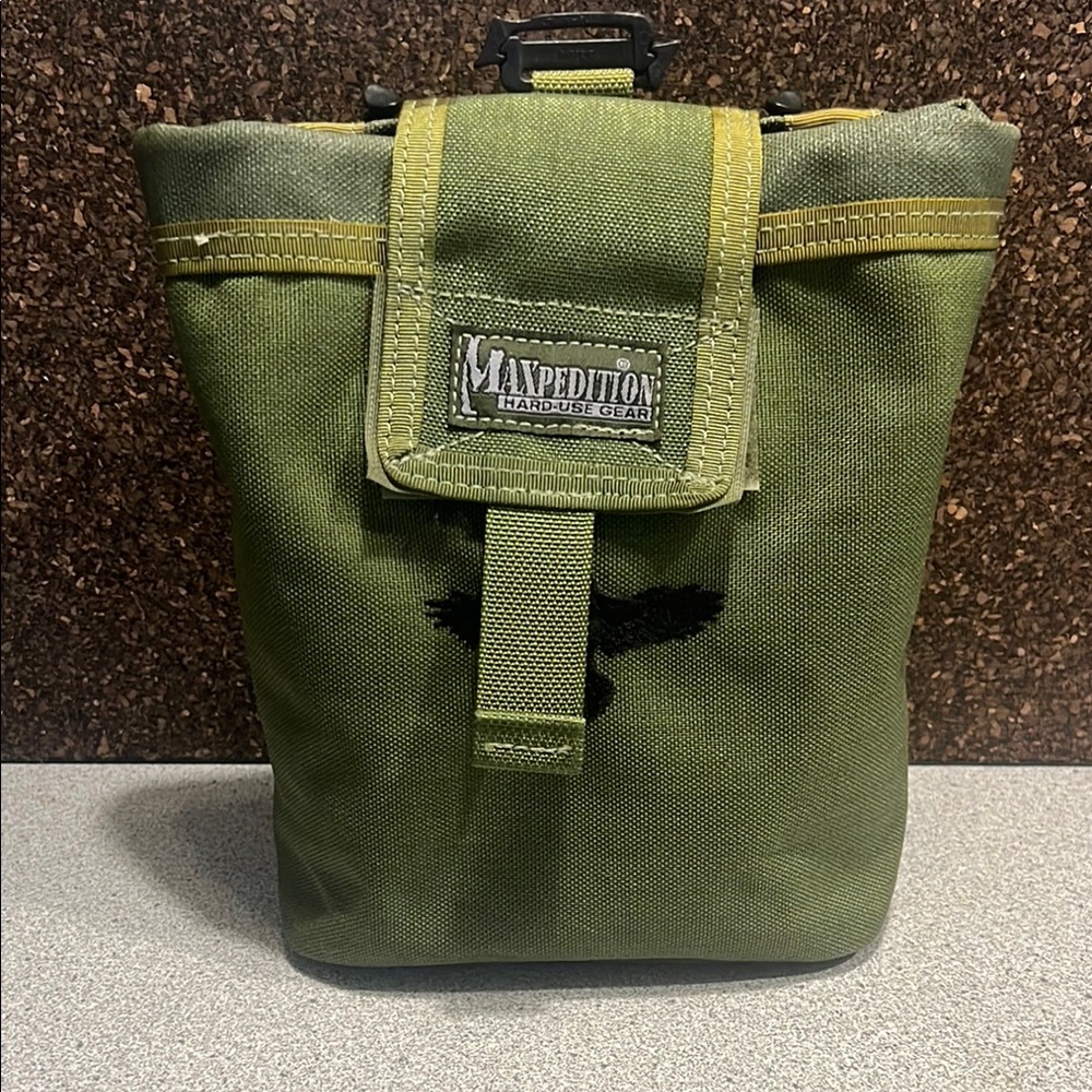 Max Edition Green Messenger Bag with Durable Nylon and MOLLE Straps